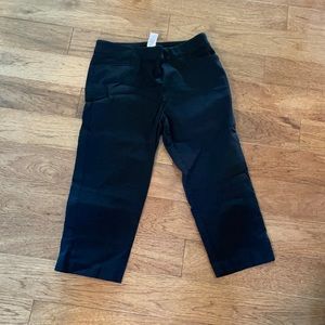 Stretchy black dress pants